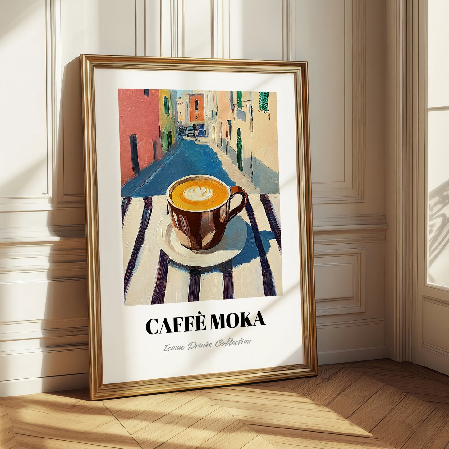 Caffè Moka – Italian Outdoor Café Scene, Italian Coffee Still Life