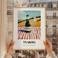 Txakoli – Spanish Hilltop Table Scene, Spanish Wine Wall Decor, styled in a charming Paris street view