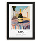 Cava – Spanish Urban Café Scene, Spanish Wine Print, in sleek black frame