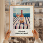 Côtes De Provence Rosé – French Coastal Table, French Wine Painting, styled in a charming Paris street view