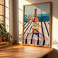 Côtes De Provence Rosé – French Coastal Table, French Wine Painting, clean layout with no caption