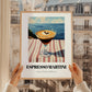 Espresso Martini – French Coastal Table, French Cocktail Painting, styled in a charming Paris street view