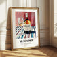 Muscadet – on Striped Tablecloth, French Wine Poster