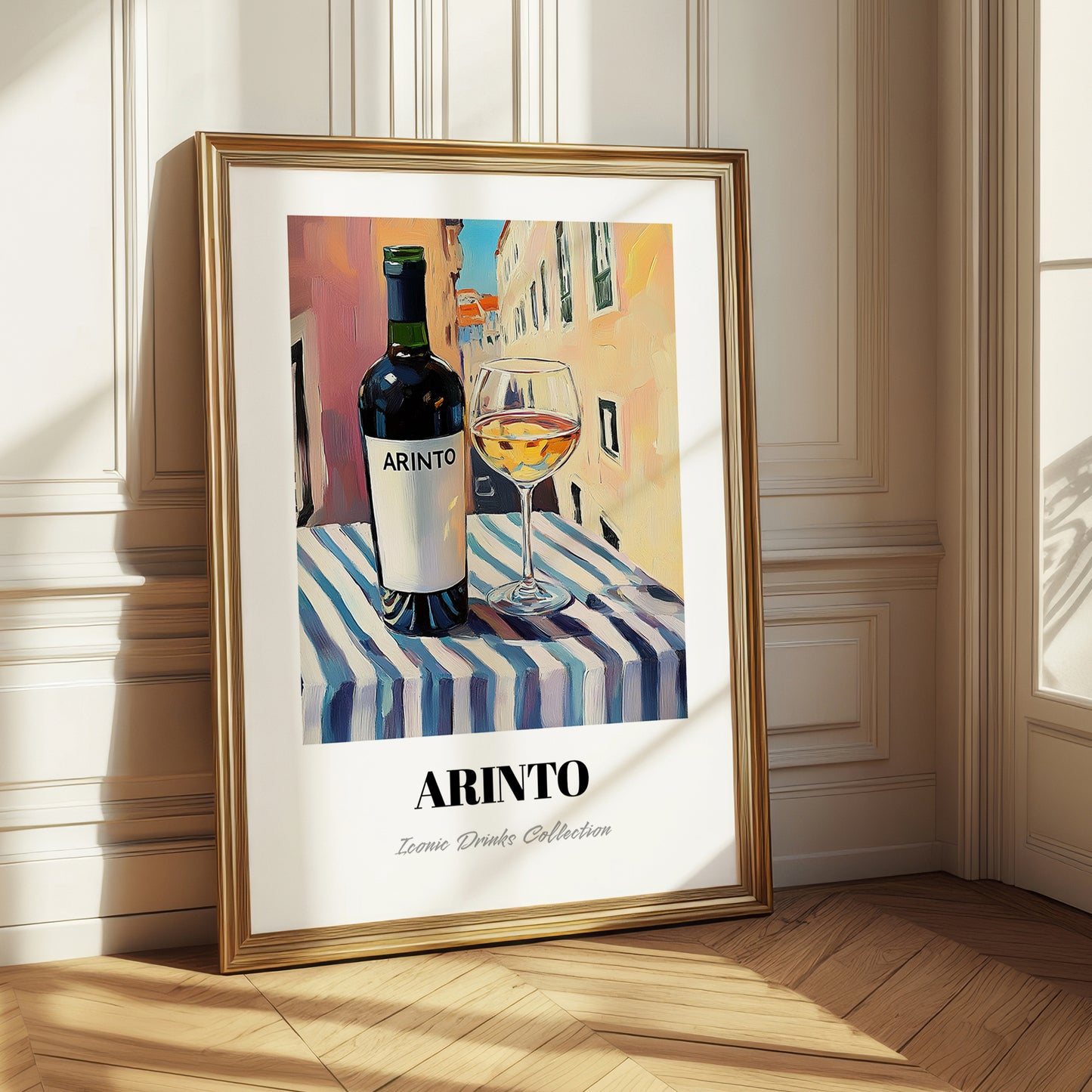 Arinto – Portuguese Outdoor Café Scene, Portuguese Wine Still Life