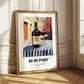 Ruby Port – Portuguese Street Café Scene, Portuguese Dessert Wine Print