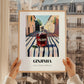 Ginjinha – Portuguese Street Café Scene, Portuguese Spirit Wall Decor, styled in a charming Paris street view
