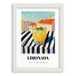 Limonada – Portuguese Café on the Corner, Portuguese Lemonade Art, placed in minimal white frame