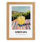 Limonada – Portuguese Hillside Café View, Portuguese Lemonade Painting, set in oak frame