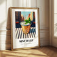Mint Julep – American Urban Café Scene, American Cocktail Wall Print