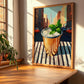 Mint Julep – American Urban Café Scene, American Cocktail Wall Print, clean layout with no caption