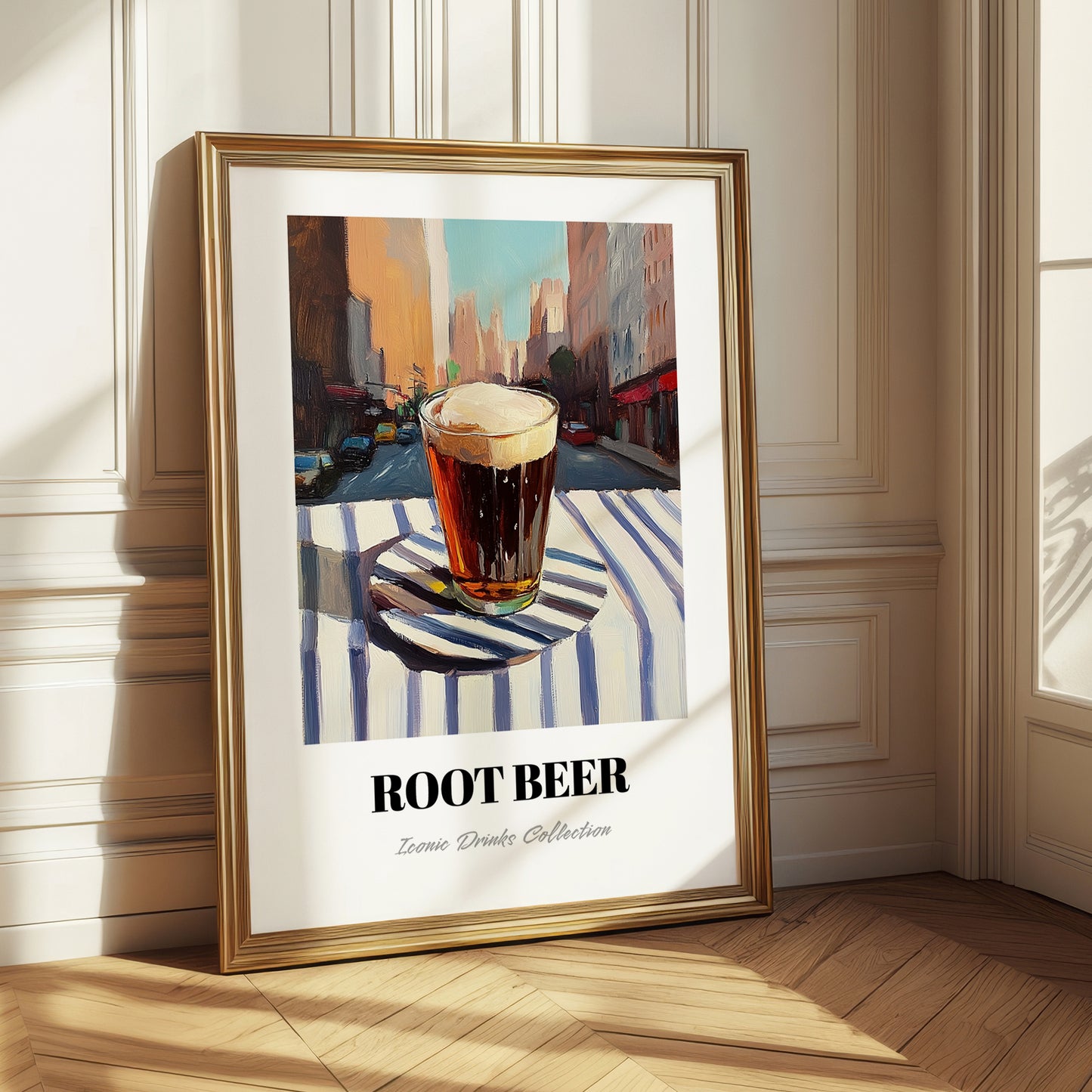 Root Beer – American Café on the Corner, American Beverage Print