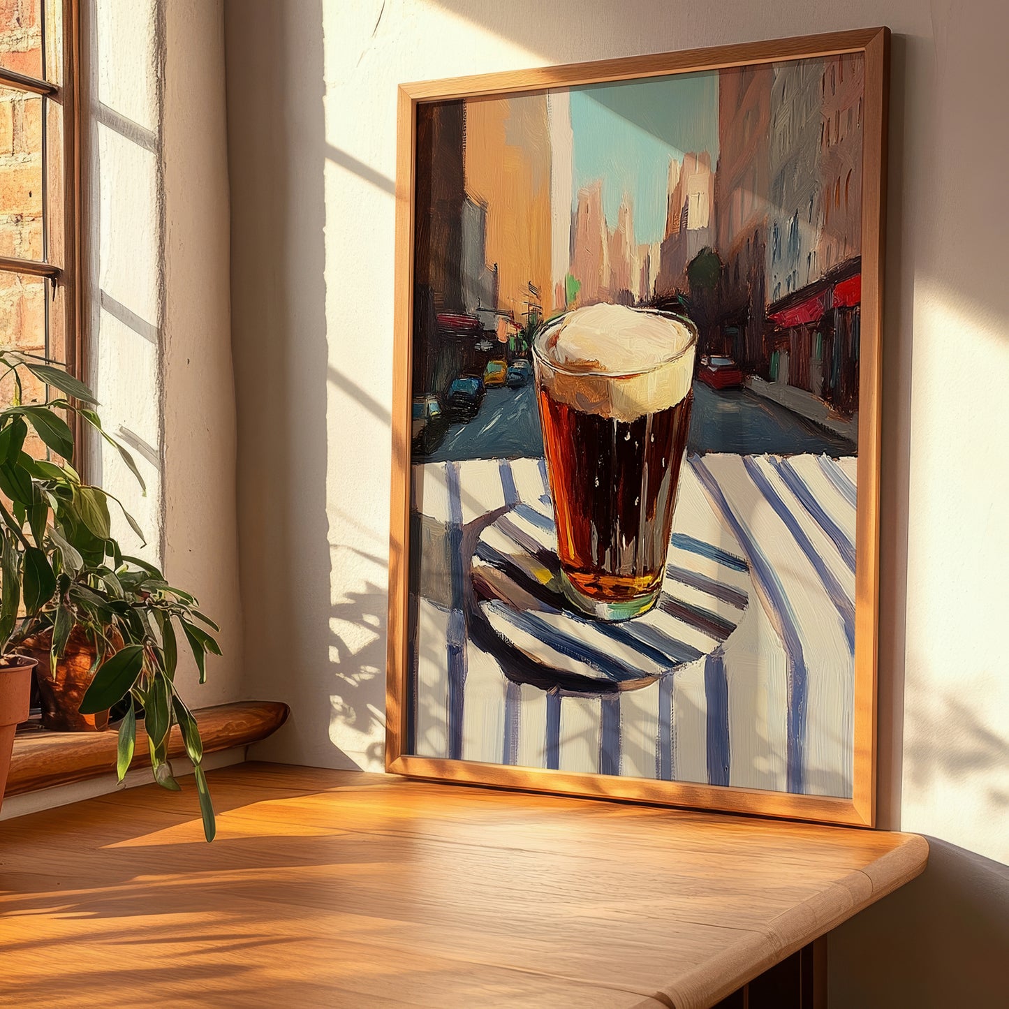 Root Beer – American Café on the Corner, American Beverage Print, clean layout with no caption