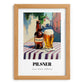 Pilsner – German Café on the Corner, German Beer Wall Decor, set in oak frame