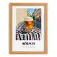 Kölsch – German Urban Café Scene, German Beer Wall Painting, set in oak frame