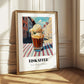 Eiskaffee – German Street Café Scene, German Coffee Wall Poster