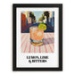 LemonLime & Bitters – Australian Outdoor Café Scene, Australian Beverage Wall Print, in sleek black frame