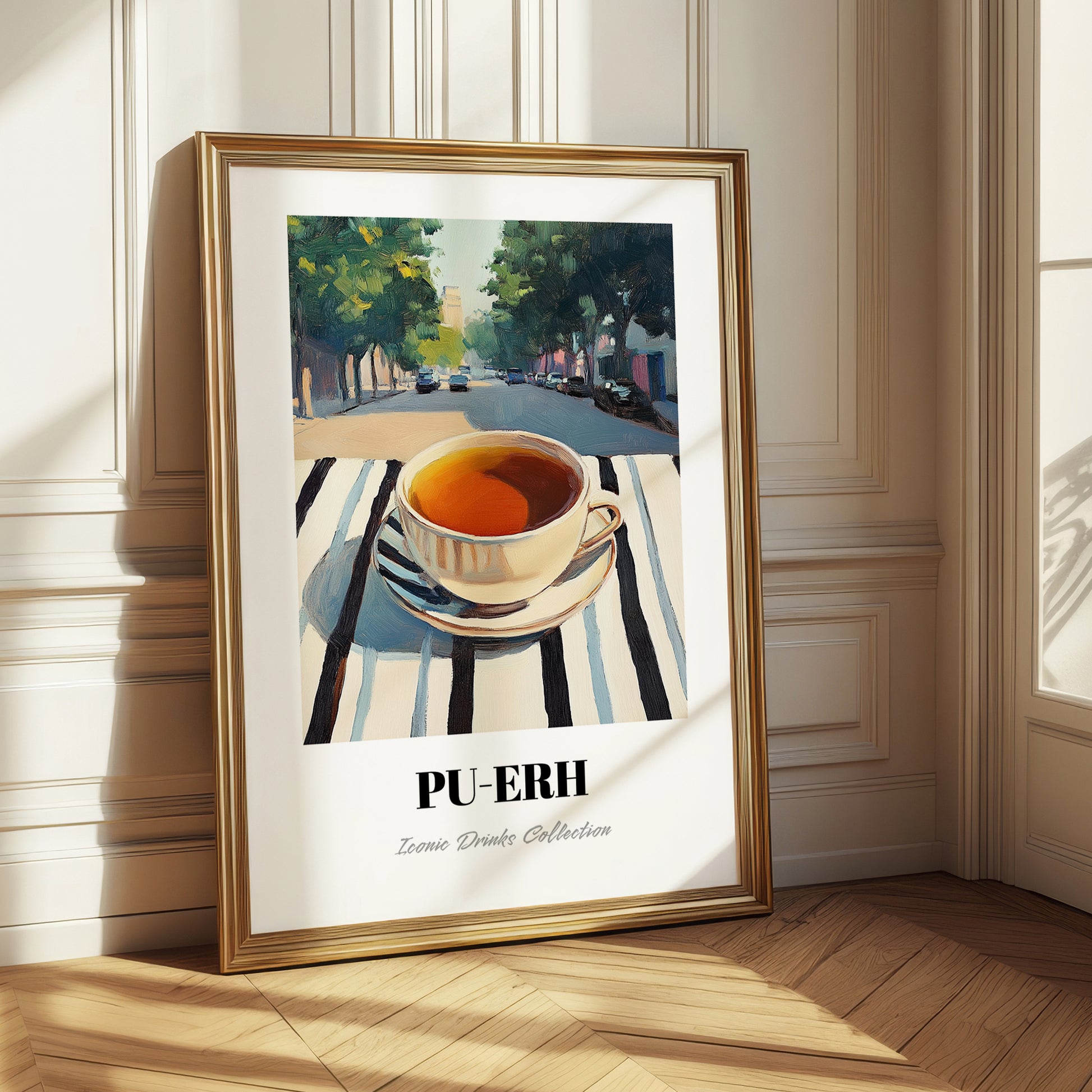 Baijiu – Chinese Café on the Corner, Chinese Tea Painting