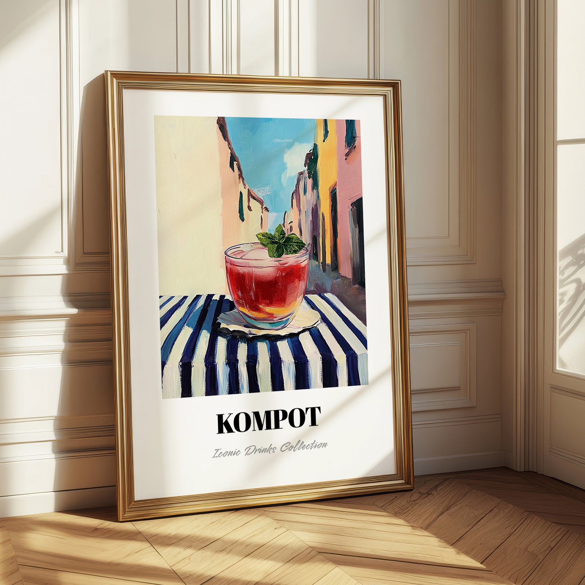 Kompot – Polish Street Café Scene, Polish Beverage Wall Decor