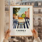 Cachaça – Brazilian Café on the Corner, Brazilian Spirit Print, styled in a charming Paris street view