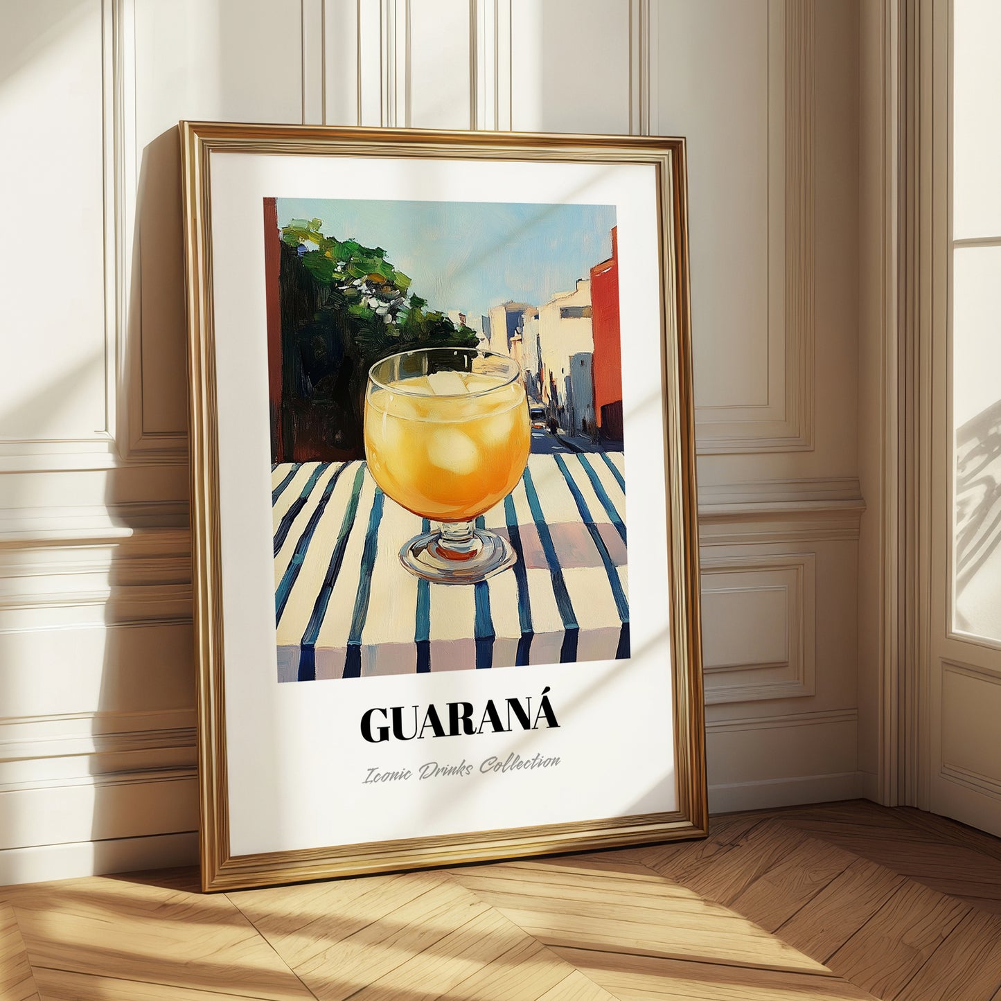 Guaraná – Brazilian Street Café Scene, Brazilian Beverage Wall Decor