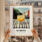 Guaraná – Brazilian Street Café Scene, Brazilian Beverage Wall Decor, styled in a charming Paris street view