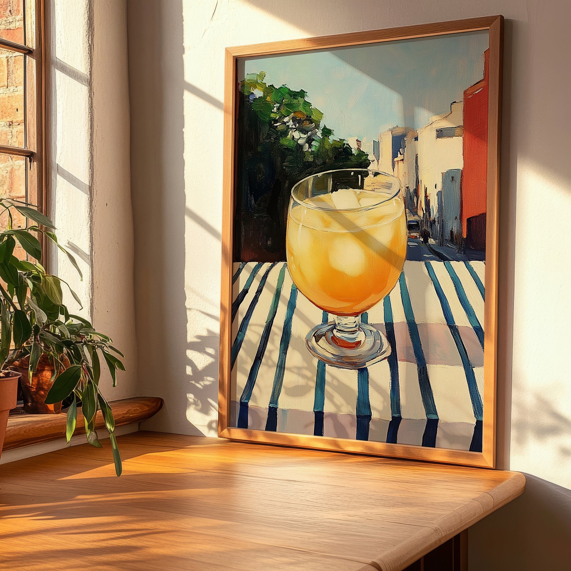 Guaraná – Brazilian Street Café Scene, Brazilian Beverage Wall Decor, clean layout with no caption