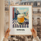 Somaek – Korean Café on the Corner, Korean Spirit Painting, styled in a charming Paris street view