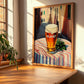Pilsner – Czech Café on the Corner, Czech Beer Art, clean layout with no caption