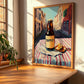 Trappist – Belgian Street Café Scene, Belgian Beer Poster, clean layout with no caption