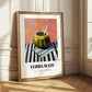 Yerba Maté – on Striped Tablecloth, Argentinian Whiskey Wall Decor