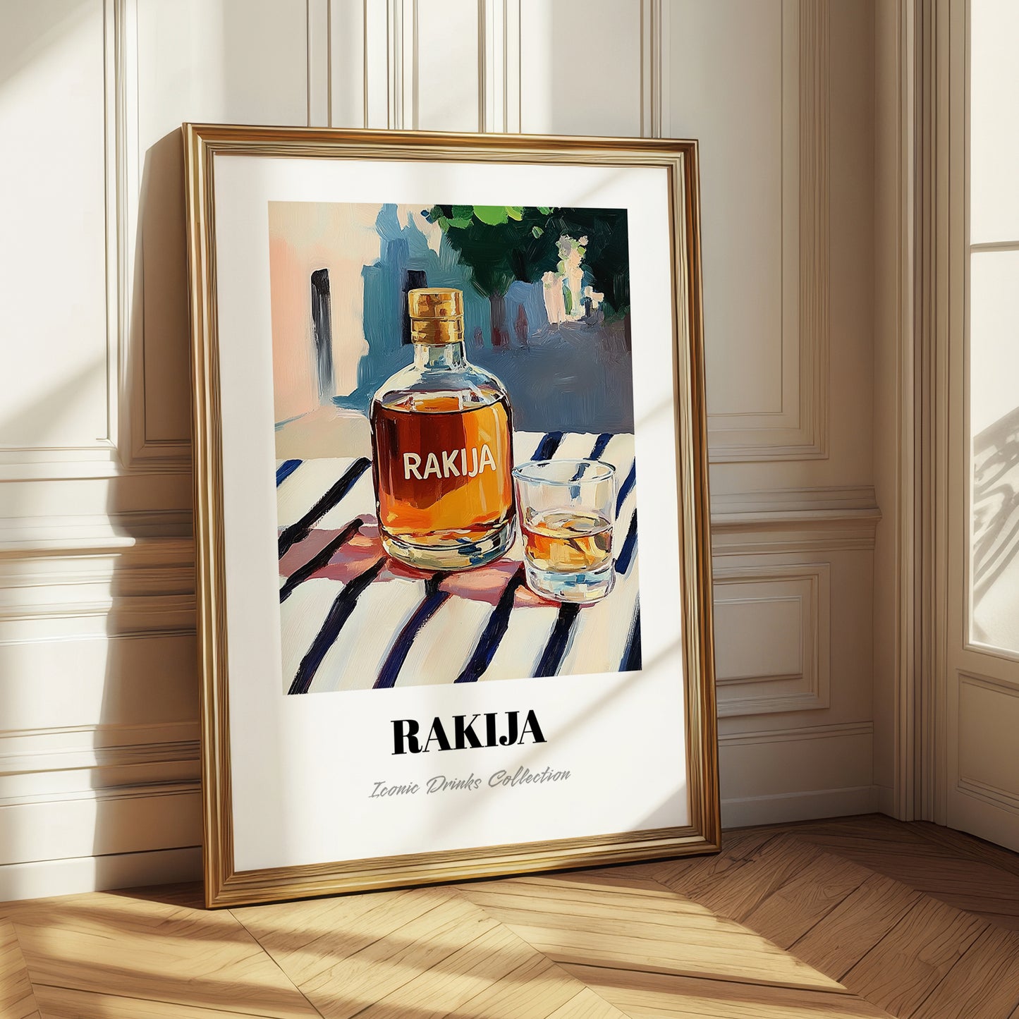 Rakija – Serbian Café on the Corner, Serbian Spirit Painting