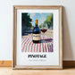 Pinotage – South African Café on the Corner, South African Tea Wall Decor, in wooden frame leaning on the floor