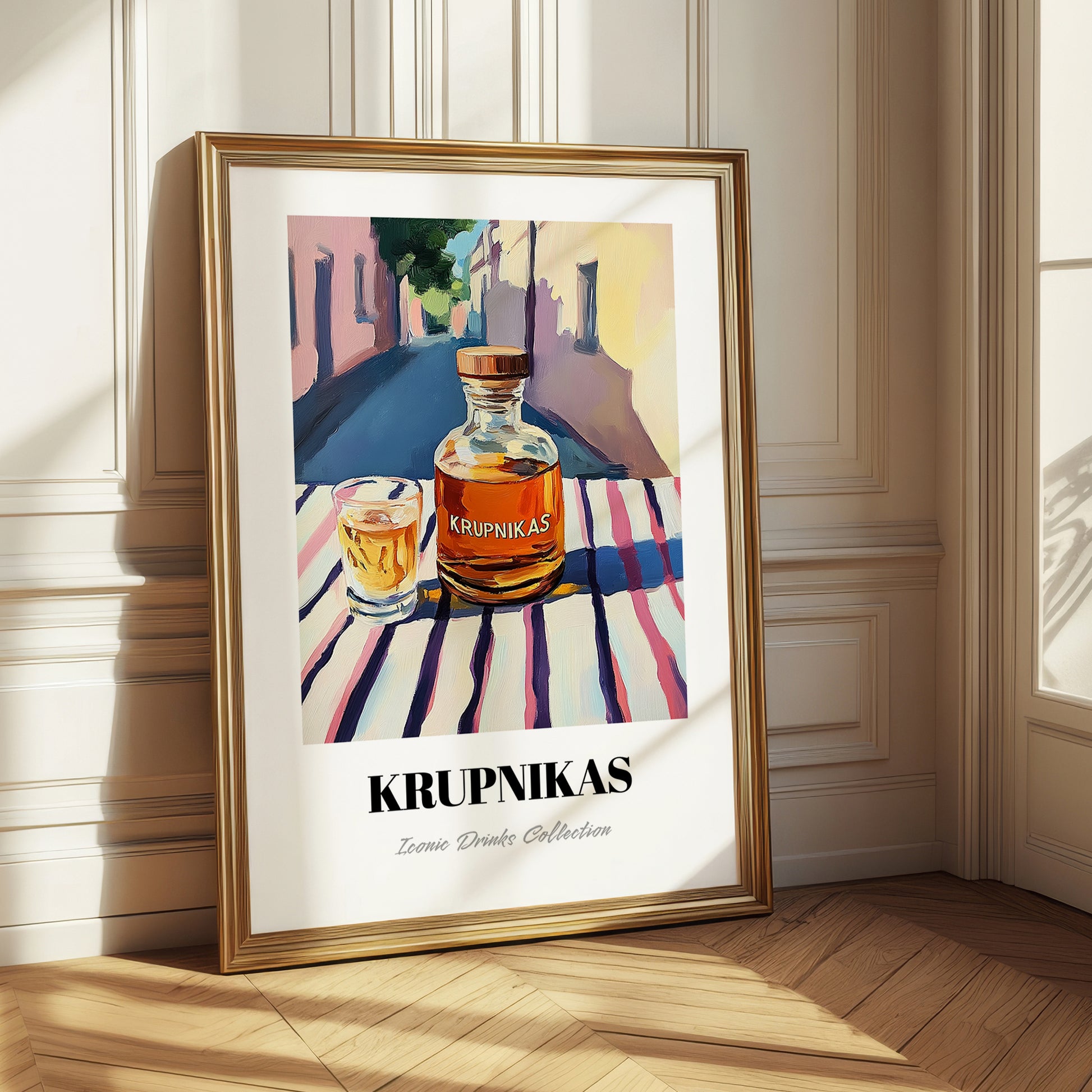 Krupnikas – Lithuanian Outdoor Café Scene, Lithuanian Spirit Still Life