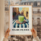 Sugarcane Juice – Egyptian Outdoor Café Scene, Egyptian Beverage Wall Decor, styled in a charming Paris street view
