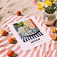 Akvavit – Danish Café on the Corner, Danish Spirit Still Life, unframed on coastal sand