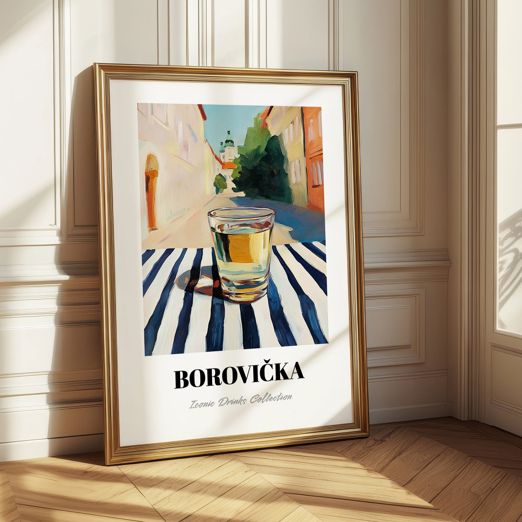 Borovička – Slovak Urban Café Scene, Slovak Spirit Illustration