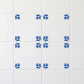 Lot de 4 carreaux Delft motif uniquement · Économisez 65%