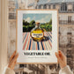 Vegetable Oil – Italian Hillside Café View, Food Shelf Still Life, styled in a charming Paris street view