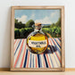 Vegetable Oil – Italian Hillside Café View, Food Shelf Still Life, no-text version framed in wood
