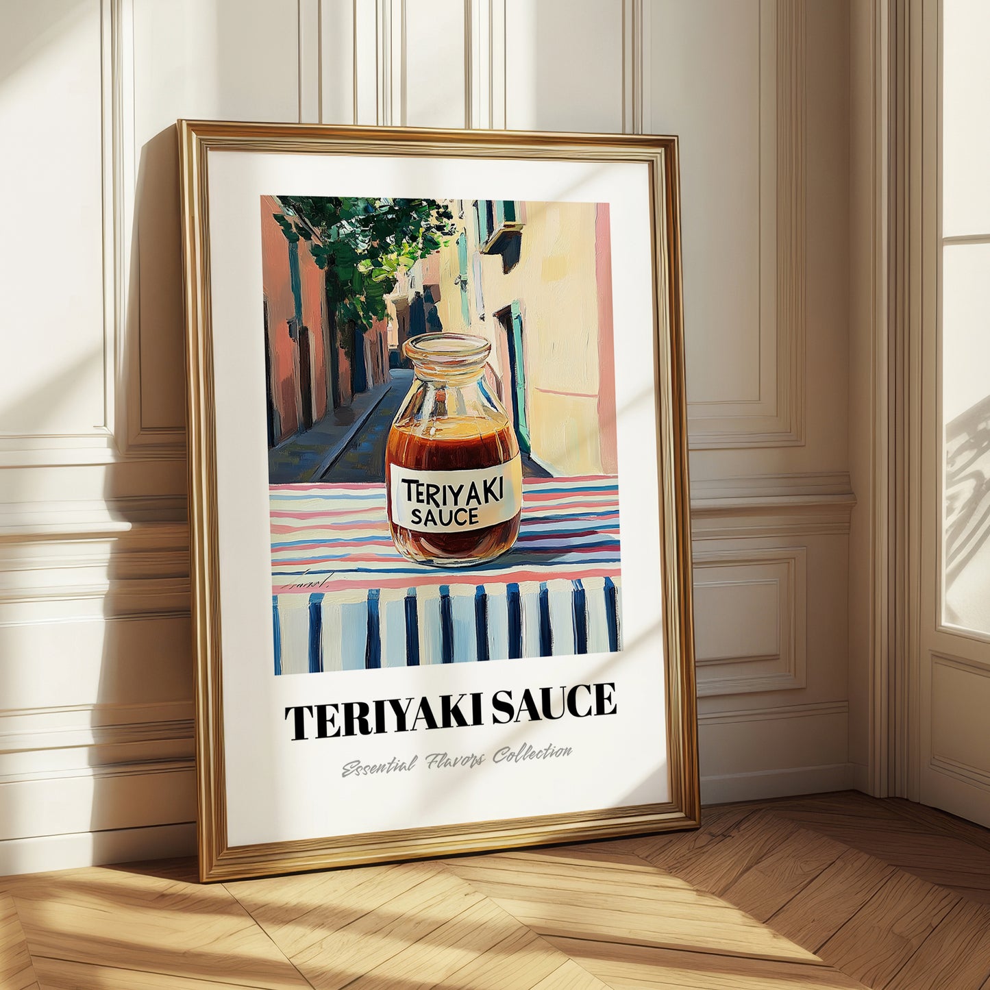 Teriyaki Sauce – Italian Urban Café Scene, Pantry Painting