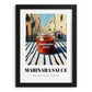 Marinara Sauce – Italian Café on the Corner, Pantry Art, in sleek black frame