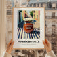 Pomodoro Sauce – Italian Street Café Scene, Food Stash Illustration, styled in a charming Paris street view