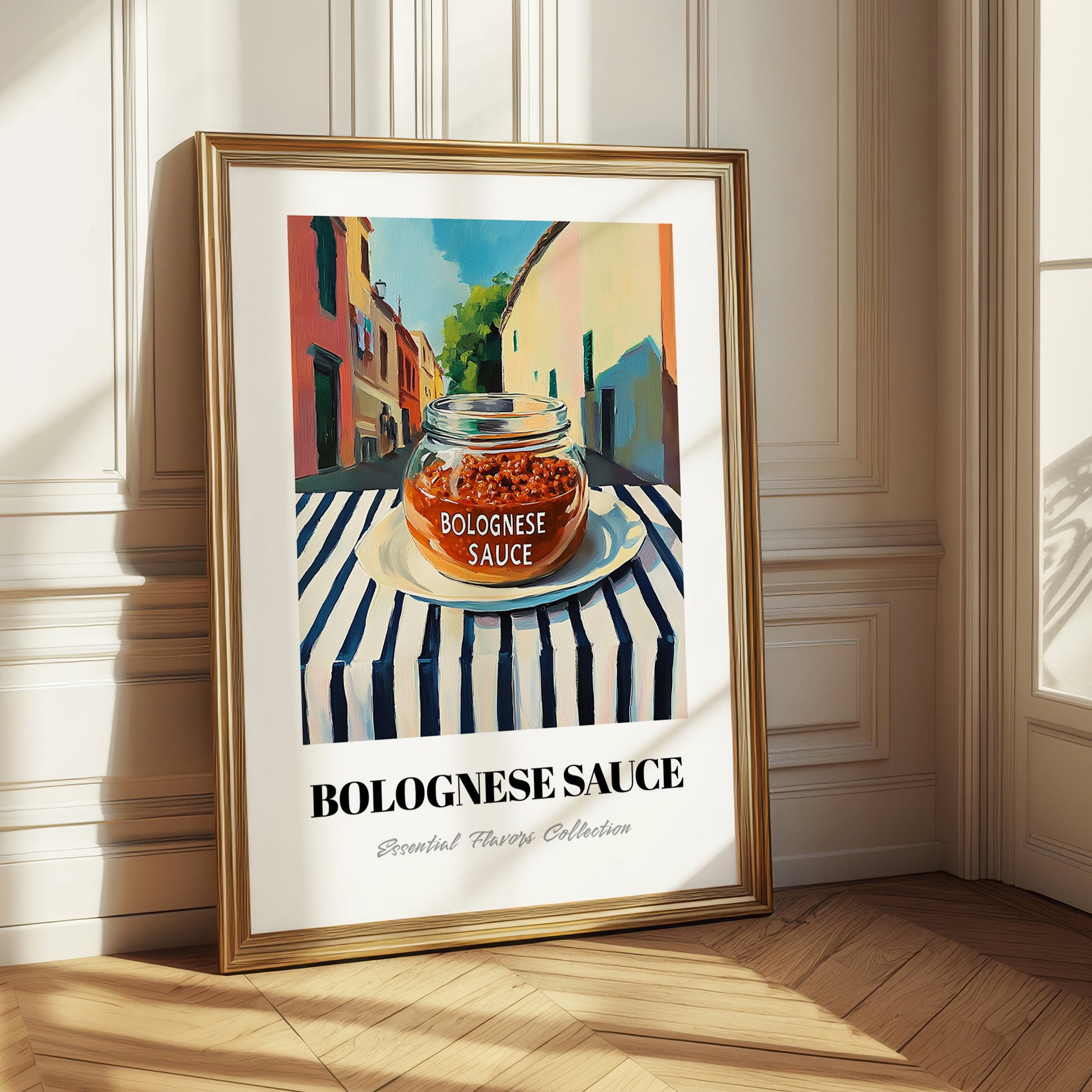 Bolognese Sauce – Italian Street Café Scene, Pantry Print