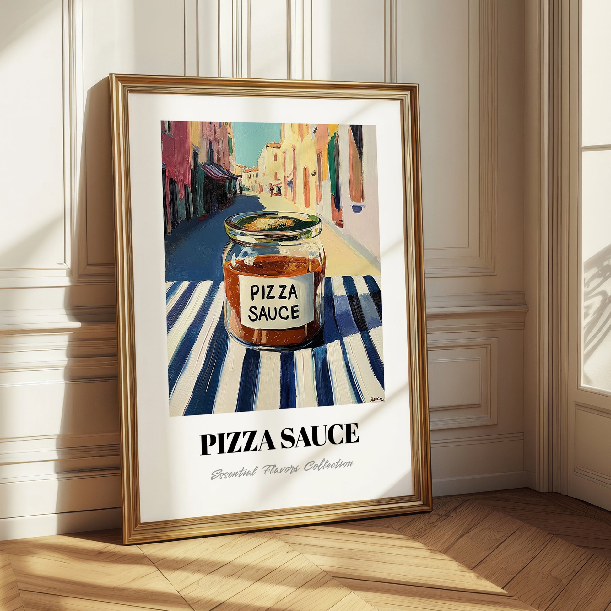 Pizza Sauce – Italian Café on the Corner, Food Stash Poster