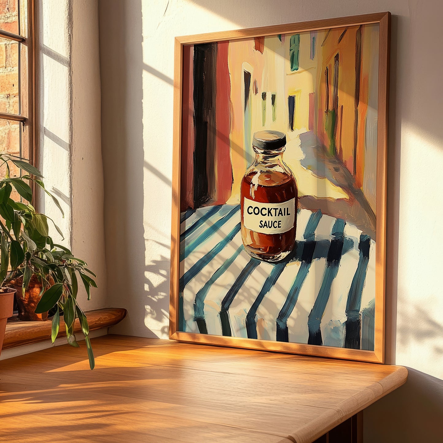 Cocktail Sauce – Italian Café on the Corner, Pantry Illustration, clean layout with no caption