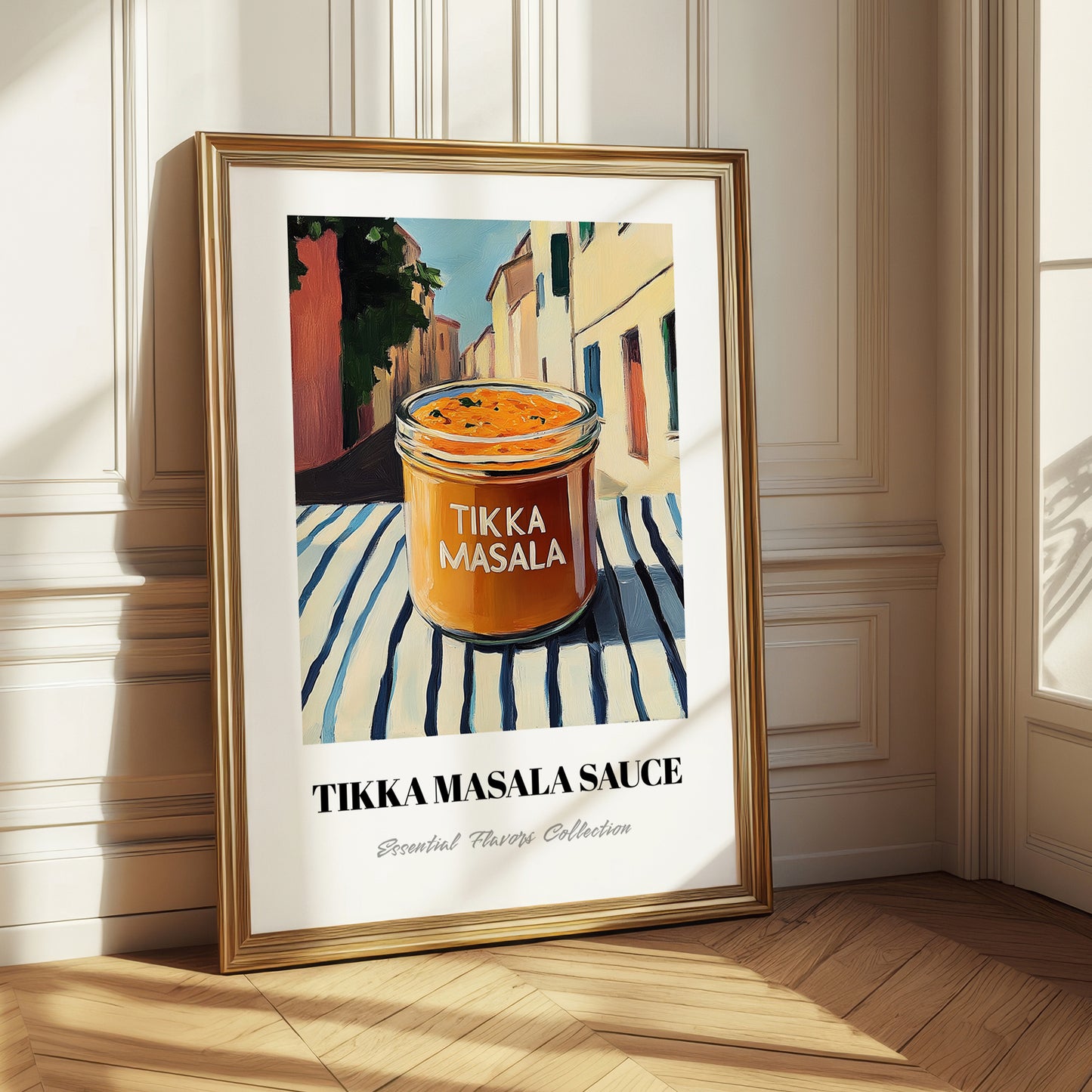 Tikka Masala Sauce – Italian Urban Café Scene, Pantry Poster