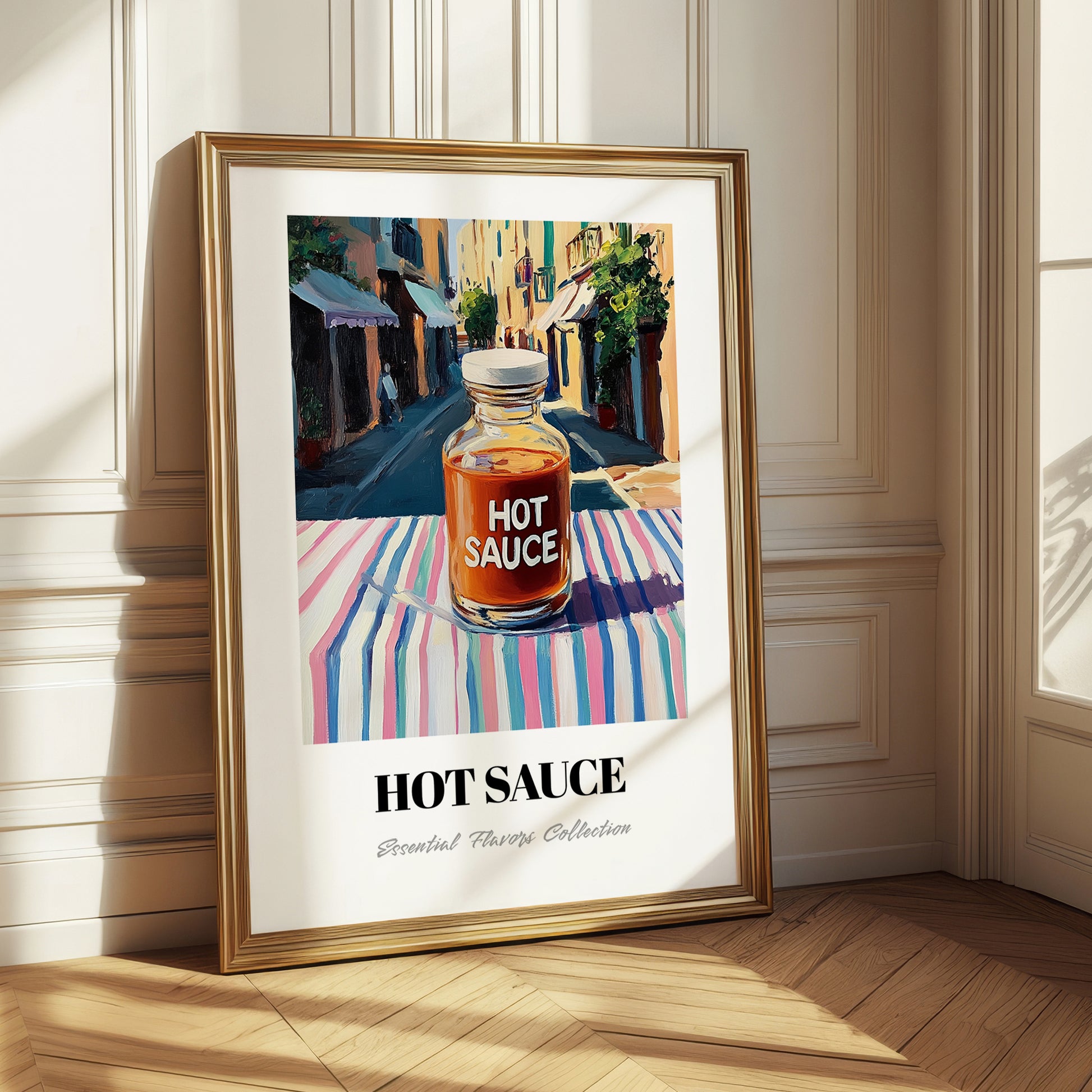 Hot Sauce – Italian Urban Café Scene, Bbq Print