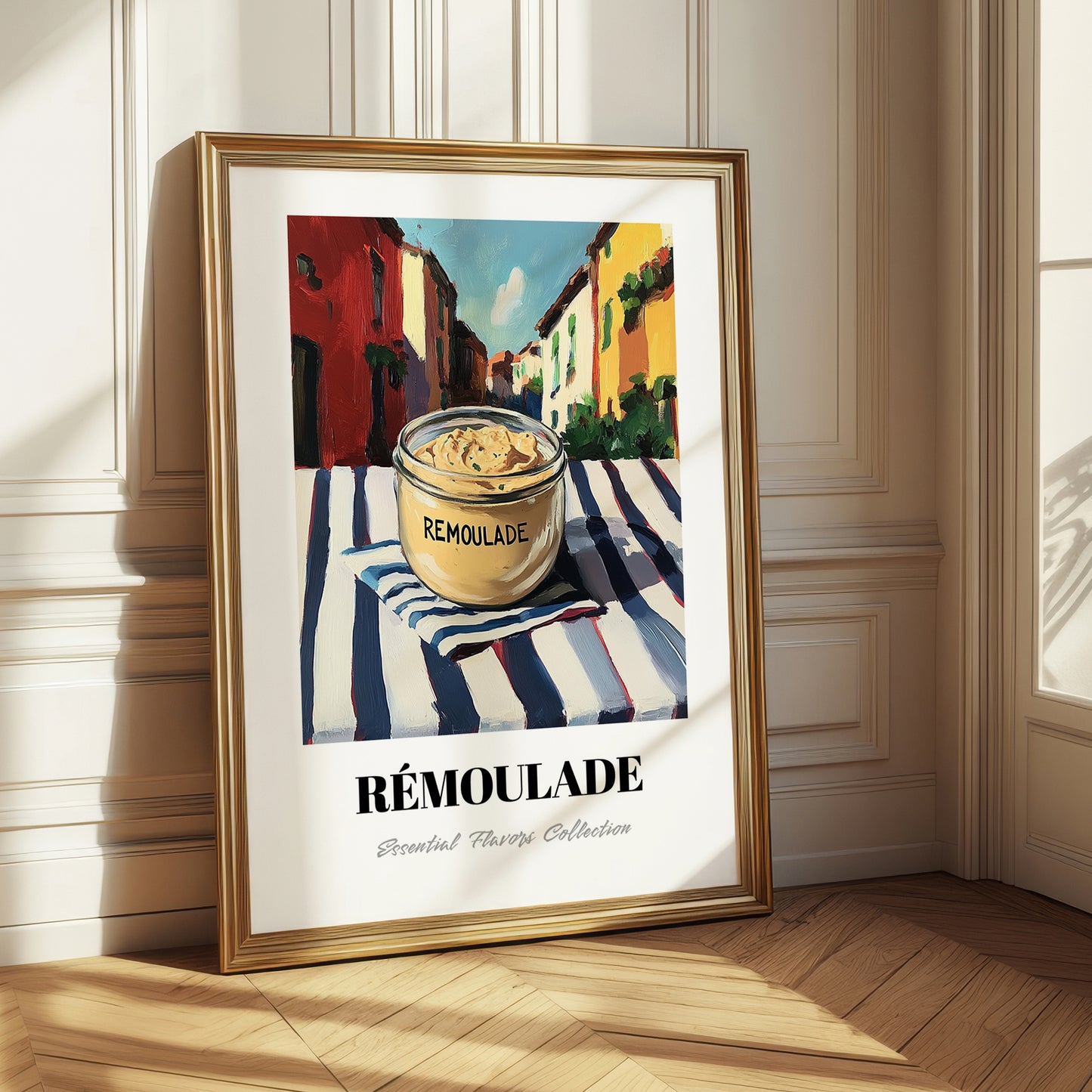 Remoulade – Italian Street Café Scene, Dry Goods Wall Decor