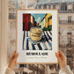 Remoulade – Italian Street Café Scene, Dry Goods Wall Decor, styled in a charming Paris street view