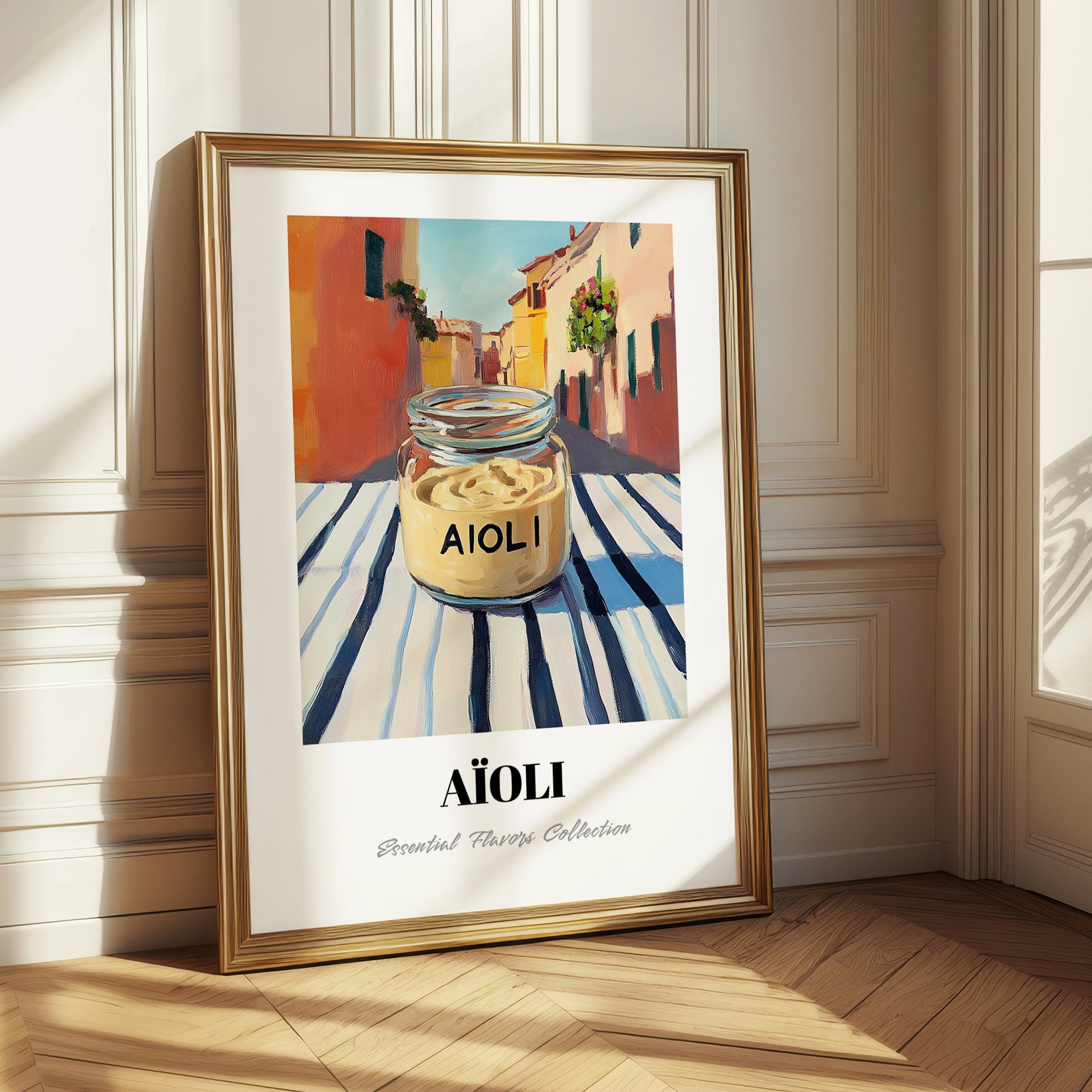 Aioli – Italian Outdoor Café Scene, Grocery Wall Decor